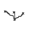 Fellowes Platinum Triple Monitor Arm, Up to 27 Monitors, Black (8042601)