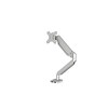 Fellowes Platinum Series Adjustable Single Monitor Arm, Up to 32, Silver (8056401)