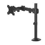 Fellowes Reflex Single Adjustable Monitor Arm, Up to 32, Black (8502501)