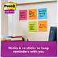 Post-it® Pop-Up Super Sticky Notes, 3" x 3", Energy Boost Collection, 10 Pads/Pack (R330-10SSAU)