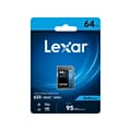 Lexar Professional 633x 64GB SDXC Memory Card, Class 10, UHS-I (LSD64GCB1NL633)