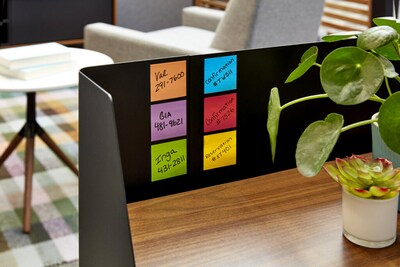 Post-it Super Sticky Notes, 1 7/8" x 1 7/8", Energy Boost Collection, 8 Pads/Pack, 90 Sheets/Pad (622-8SSAU)