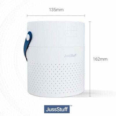 JussStuff Double Nozzle Humidifier, White (OJN100033)