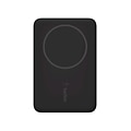 Belkin BOOST CHARGE Magnetic Wireless Power Bank for iPhone 12/13, 2500mAh, Black (BPD002btBK)