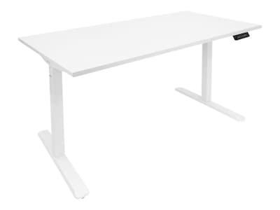 Mount-It! 55W Electric Adjustable Standing Desk, White (MI-18061)