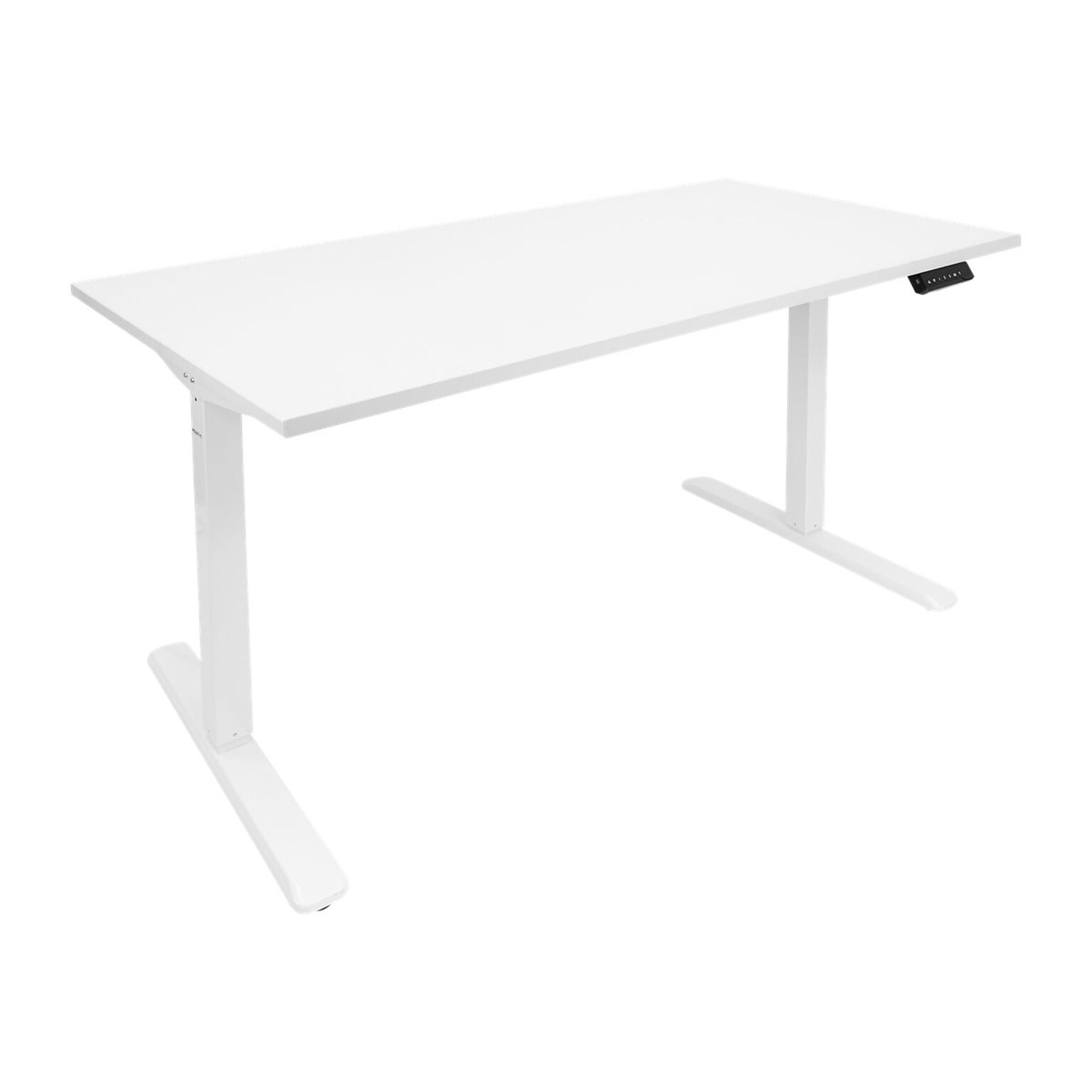 Mount-It! 55W Electric Adjustable Standing Desk, White (MI-18061)