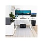 Mount-It! 55"W Electric Adjustable Standing Desk, White (MI-18061)