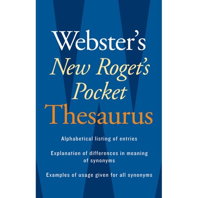 Houghton Mifflin Harcourt Websters New Rogets Pocket Thesaurus, Pack of 6 (AH-9780618953202-6)