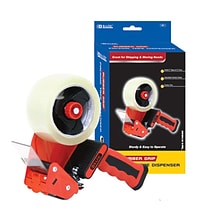 Bazic 2 Handheld Packing Tape Dispenser, Red 2/Bundle (BAZ991-2)