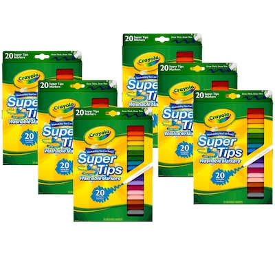 Crayola Super Tips Washable Markers 100 Count