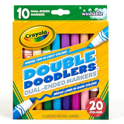 Crayola Glitter Markers, 6 Per Box, 3 Boxes