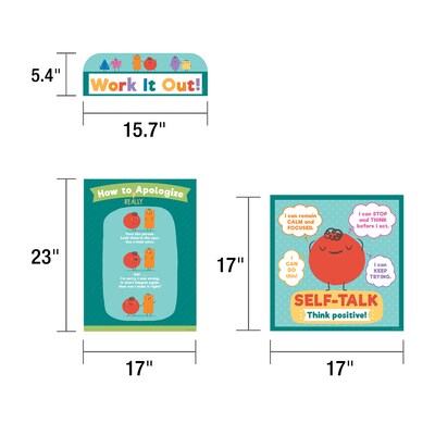 Carson Dellosa Education Social Problem-Solving Bulletin Board Set, 7/Set (CD-110470)