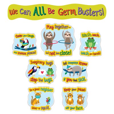 Carson Dellosa Education One World Germ Busters Bulletin Board Set (CD-110512)