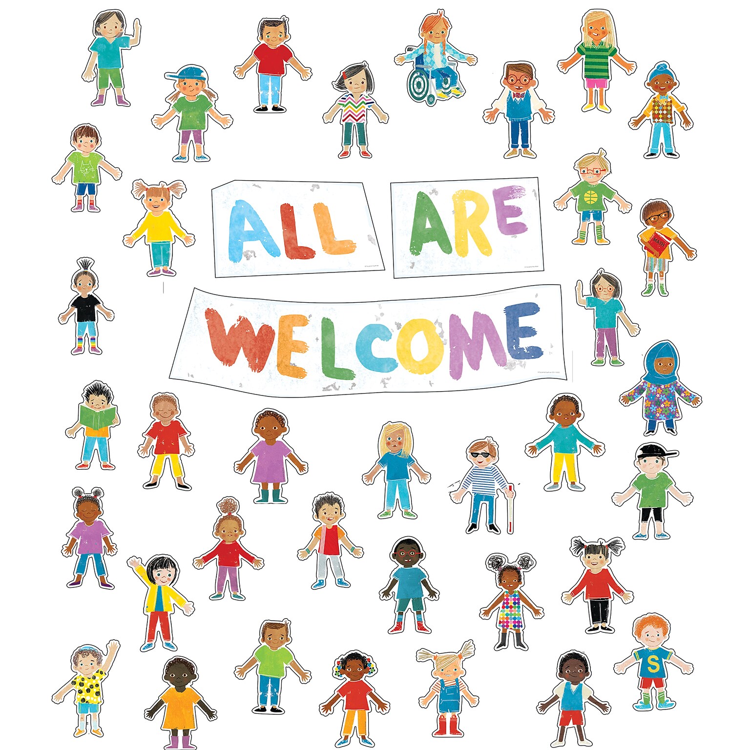 Carson Dellosa Education All Are Welcome Bulletin Board Set (CD-110533)