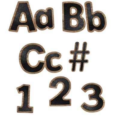 Schoolgirl Style™ Industrial Café 4" Combo Pack EZ Letters, Black/Brown, 219 Pieces (CD-130091)