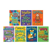 Carson Dellosa Education 13-3/8 x 19 One World Healthy and Happy Poster Set, Set of 7 (CD-144363)