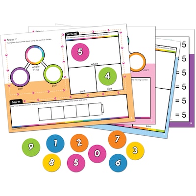 Carson Dellosa Education Edu-Clings Silicone Center: Number Bonds (CD-146033)