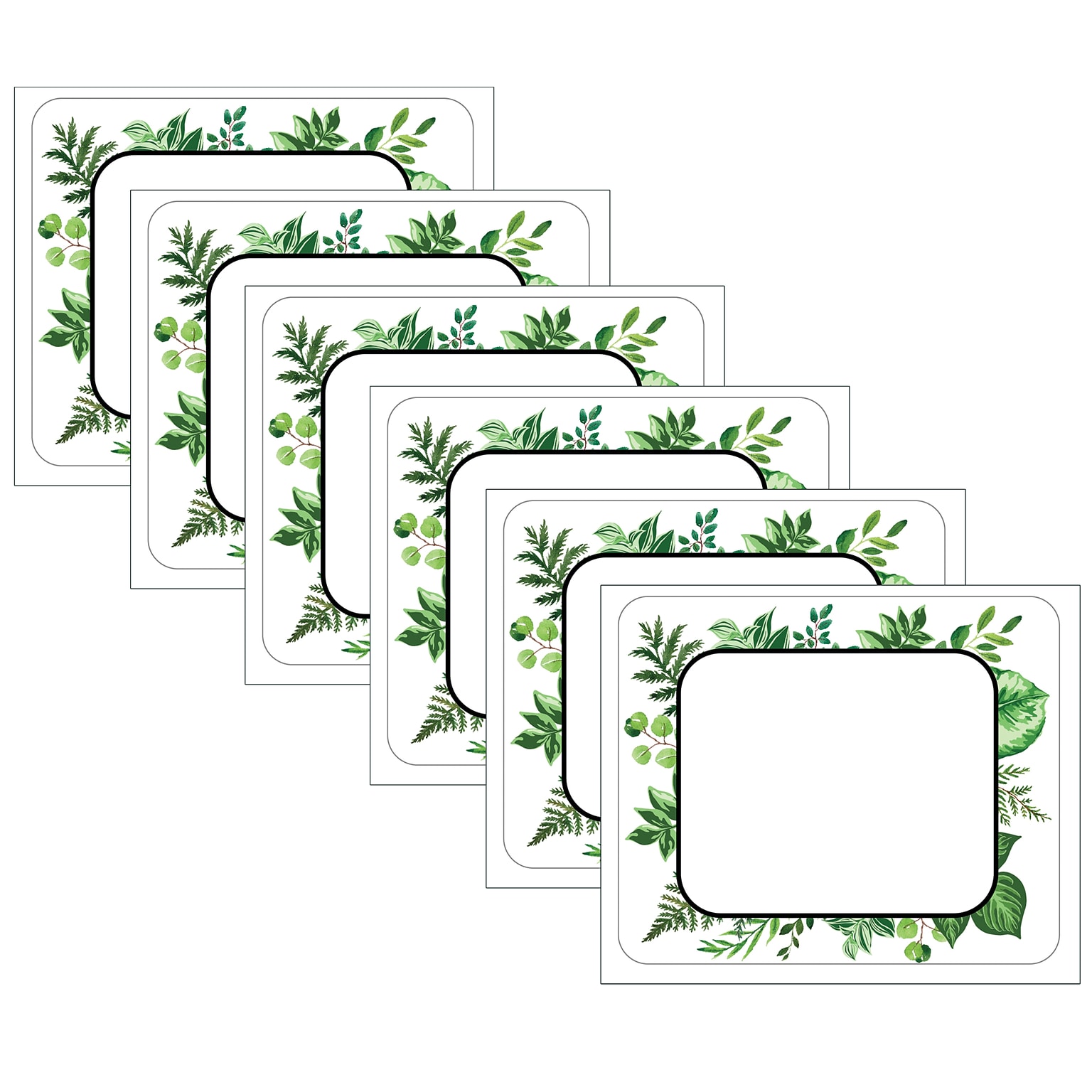 Schoolgirl Style™ Simply Boho Leaves Name Tags, 3 x 2.5, 40 Per Pack, 6 Packs (CD-150078-6)