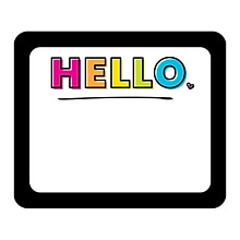 Carson Dellosa Education Kind Vibes Hello Name Tags, 3 x 2.5, 40 Per Pack, 6 Packs (CD-150080-6)