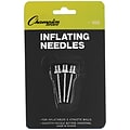 Champion Sports Inflating Needles for Air Pump, Silver, 3/Pack, 12 Packs (CHSINB-12)