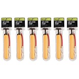 Champion Sports Inflating Pump, Yellow, Pack of 6 (CHSIP12-6)