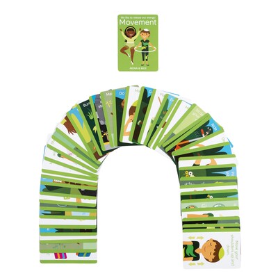 Coping Skills for Kids Coping Cue Cards, Movement Deck, 48/Pack (CSKCCMVT)