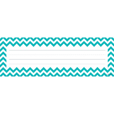 Creative Teaching Press Chevron Solids Nameplates, 9.5 x 3.25, 36 Per Pack, 6 Packs (CTP4517-6)