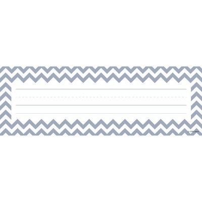 Creative Teaching Press Chevron Solids Nameplates, 9.5" x 3.25", 36 Per Pack, 6 Packs (CTP4517-6)