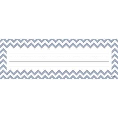 Creative Teaching Press Chevron Solids Nameplates, 9.5" x 3.25", 36 Per Pack, 6 Packs (CTP4517-6)