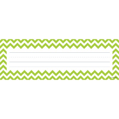 Creative Teaching Press Chevron Solids Nameplates, 9.5" x 3.25", 36 Per Pack, 6 Packs (CTP4517-6)