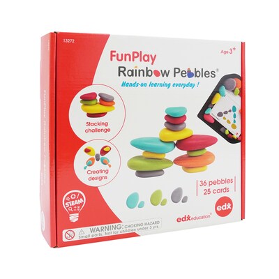 Edx Education FunPlay Rainbow Pebbles (CTU13272)
