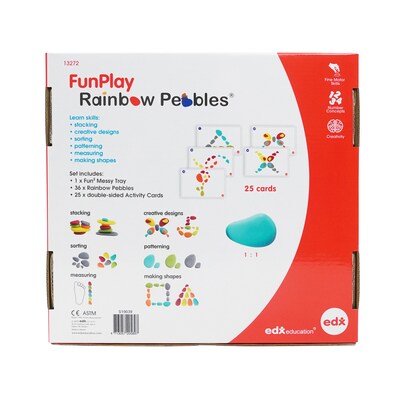 Edx Education FunPlay Rainbow Pebbles (CTU13272)