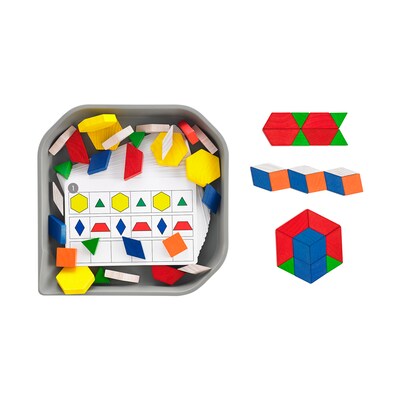 Edx Education® FunPlay Pattern Blocks, Assorted Colors, Set of 60 (CTU22014)