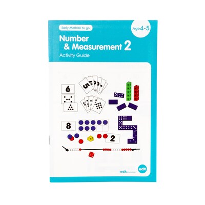Edx Education® Early Math101 to go, Ages 4-5, Number & Measurement, 25+ Guided Activities (CTU38120)