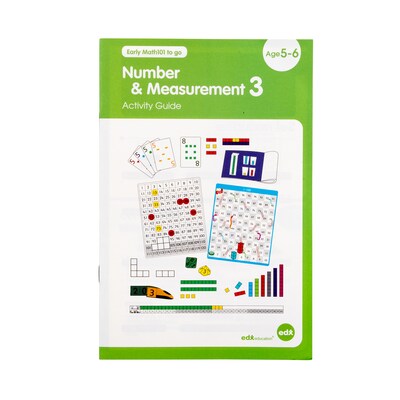 Edx Education® Early Math101 to go, Ages 5-6, Number & Measurement, 25+ Guided Activities (CTU38130)