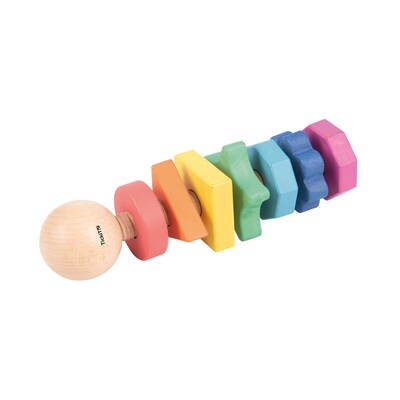 TickiT® Rainbow Wooden Shape Twister, Assorted Rainbow Colors (CTU74003)