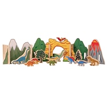 The Freckled Frog Happy Architect Wooden Play Set, Dinosaurs, Set of 22 (CTUFF433)