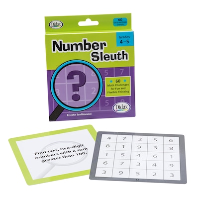 Didax Number Sleuth, Grade 4-5 (DD-211745)