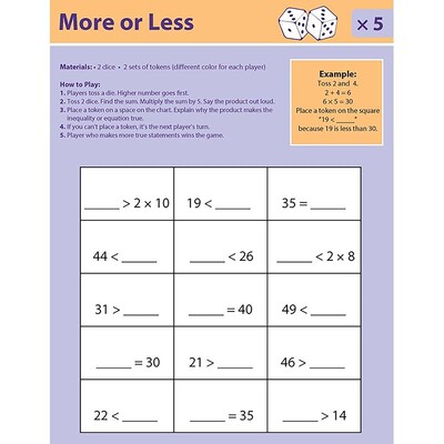 Didax Dice Games for Multiplication Mastery  (DD-211885)