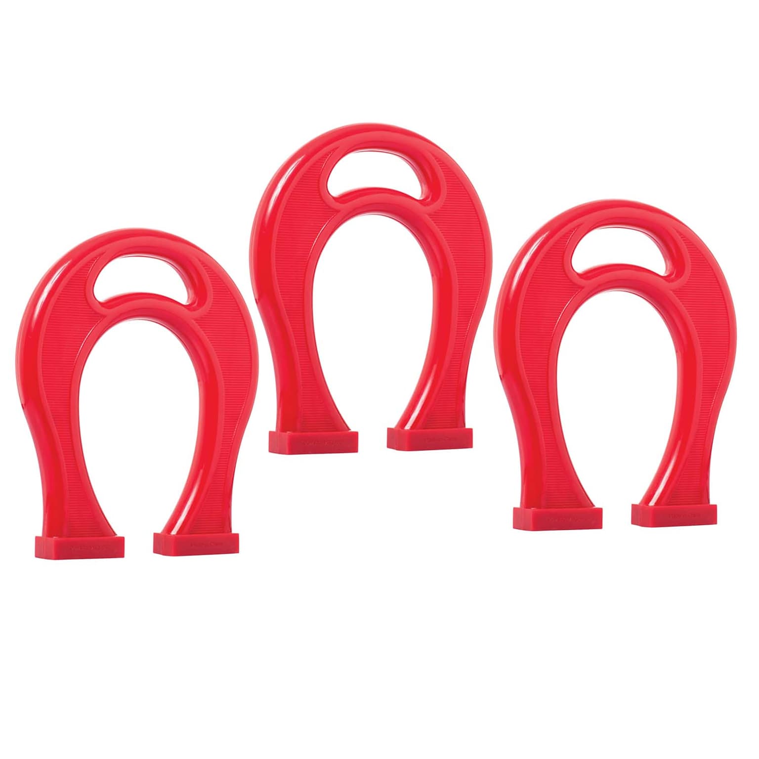 Dowling Magnets® 8 Giant Horseshoe Magnet, Red, Pack of 3 (DO-HS01-3)