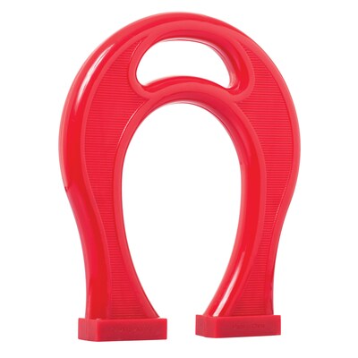 Dowling Magnets® 8" Giant Horseshoe Magnet, Red, Pack of 3 (DO-HS01-3)