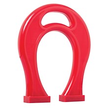 Dowling Magnets® 8 Giant Horseshoe Magnet, Red, Pack of 3 (DO-HS01-3)