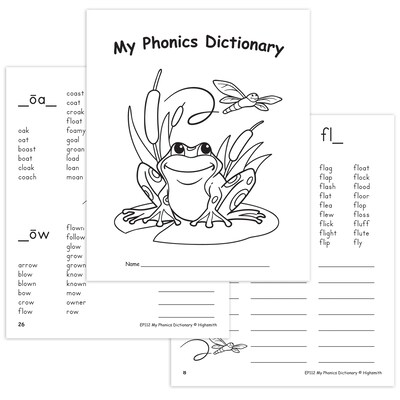 Edupress My Phonics Dictionary Book, Pack of 6 (EP-112-6)