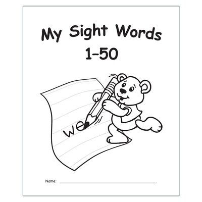 Teacher Created Resources My Own Books: Sight Words 1-50, Pack of 10