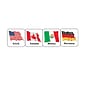 Eureka World Flags Stickers, 20 Countries, Assorted Colors, 120 Per Pack, 12 Packs (EU-65508-12)