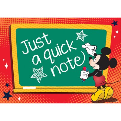Eureka® Mickey® Teacher Cards, 36 Per Pack, 6 Packs (EU-831900-6)