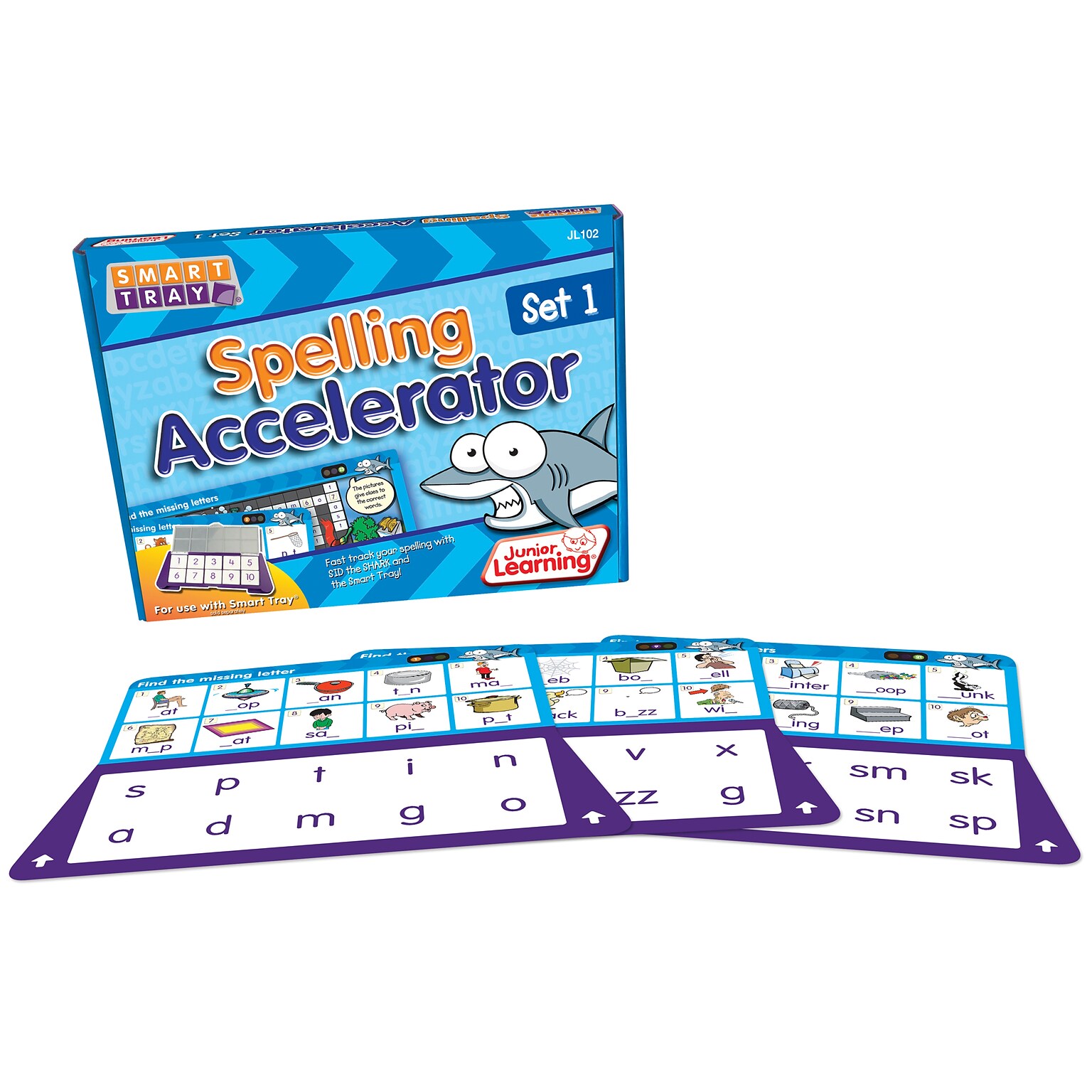 Junior Learning Smart Tray Spelling Accelerator, Set 1 (JRL102)