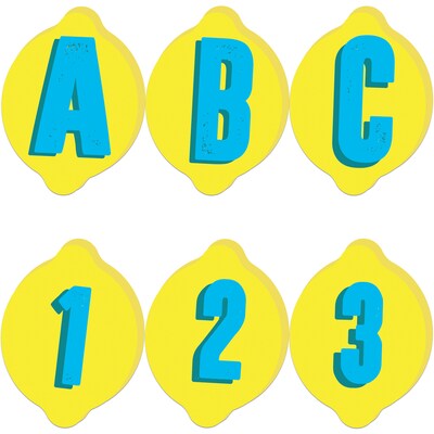 Eureka® Always Try Your Zest 4-1/8 Deco Letters, Assorted, 243 Per Pack, 3 Packs (EU-845638-3)