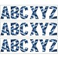 Eureka 7" Deco Letters, Shibori Tie-Dye, 129/Pack, 3 Packs (EU-850005-3)