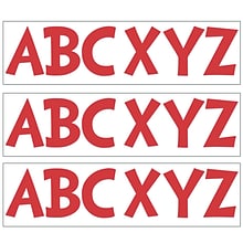 Eureka Dr. Seuss 7 Reusable Punch Out Deco Letters, Red, 143/Pack, 3 Packs (EU-850010-3)
